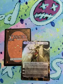 DIY Elspeth, Storm Slayer Full Art Foil Mtg Play Test Card Warhammer - Image 1