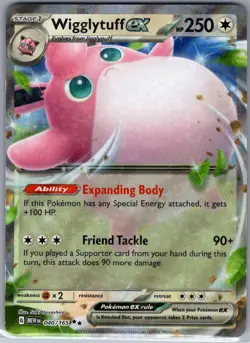 Wigglytuff ex - 040/165 SV: Scarlet & Violet 151 - Pokemon Card - NM - Image 1