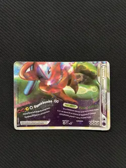 Pokemon Rayquaza & Deoxys LEGEND Card Set Top + Bottom | Played - Image 2