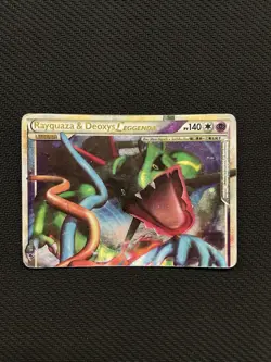 Pokemon Rayquaza & Deoxys LEGEND Card Set Top + Bottom | Played - Image 4