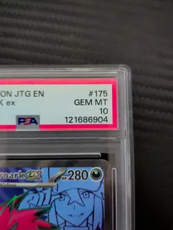 N's Zoroark EX 175/159SV09: Journey Together Ultra Rare Card PSA 10 - Image 3