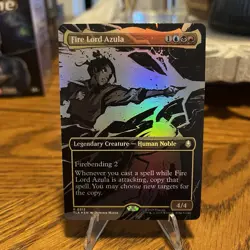Fire Lord Azula (0313) (Borderless) Avatar: The Last Airbender Foil MTG Rare - Image 1