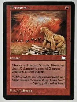 MTG Magic The Gathering Firestorm - Weatherlight - LP - Image 1