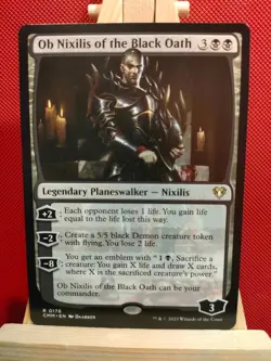 Ob Nixilis of the Black Oath - Commander Masters - Rare - NM - MTG - Image 1