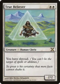 10th Edition MTG 1 True Believer Magic - Image 1