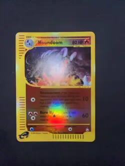Pokemon Houndoom 14/147 Aquapolis Reverse Holo Rare Card WOTC 2002 - Image 2