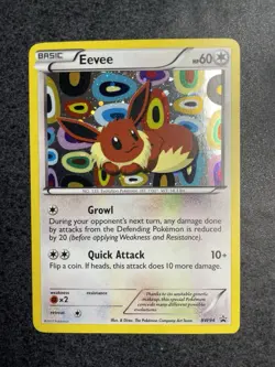 Pokemon TCG Black and White Promos Eevee Card #BW94 Moderately Played MP - Image 1