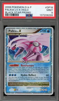 Pokemon Palkia Lv.X Black Star Holo Promo DP18 PSA 9 Mint - Image 1