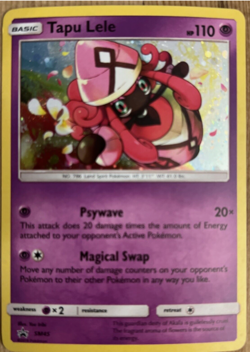 Pokemon - Tapu Lele - SM45 - Black Star Promo Cosmos Holo Rare - NM/M - Image 1