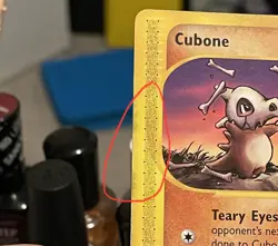 Pokemon Cubone 72/147 Aquapolis Regular Common LP - Image 3