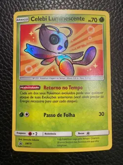 Pokemon Portuguese - Shining Celebi - SM79 - SM Promos (SMP) (NM) - Image 1