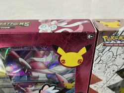Pokemon TCG Celebrations 2x Lances Charizard & 2x Dark Sylveon V Boxes Sealed - Image 5