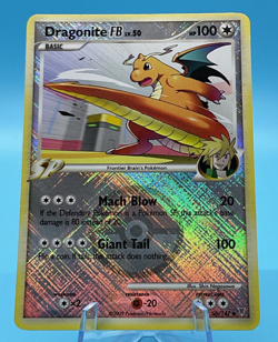 Dragonite FB 56/147 Supreme Victors Crosshatch Reverse Holo Pokemon League Promo - Image 2