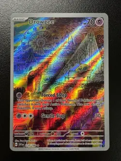 Pokemon TCG - Drowzee - Scarlet & Violet Base Set 210/198 Illustration Rare Holo - Image 1