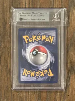 1999 Pokemon Set Unlimited Bulbasaur Common #44/102 BGS 9 - Image 2