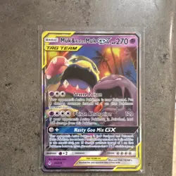 Pokemon Muk & Alolan Muk GX 61/214 Sm-Unbroken Bonds Holo 270HP - Image 1