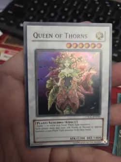 Yugioh Queen of Thorns Unlimited Edition Super Rare CSOC-EN042 MP - Image 1