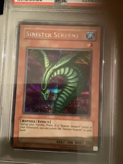 Yu-Gi-Oh Sinister Serpent SDD-002 Stairway to the Destined Duel PSA 8 NM-MINT - Image 5