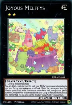 Joyous Melffys - PHRA-EN044 - Super Rare - 1st Edition - Lightly Played - Image 1