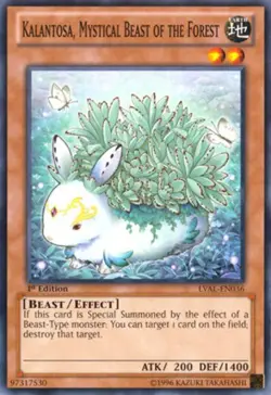 Kalantosa, Mystical Beast of the Forest - LVAL-EN036 - Common - Unlimited Editio - Image 1