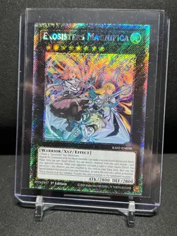 Exosisters Magnifica RA02-EN038 1st Edition Platinum Secret Rare Yu-Gi-Oh! NM/M - Image 1