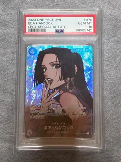 PSA 10 One Piece Boa Hancock SP OP01-078 SR - Secret Rare - Image 1