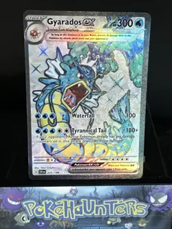 Pokemon Card Gyarados ex 225/198 Scarlet & Violet Ultra Rare Full Art Near Mint - Image 1