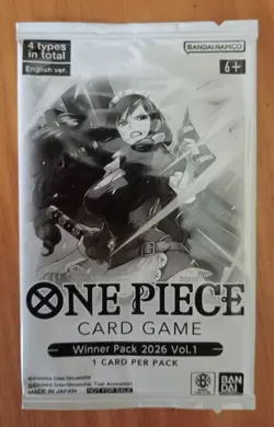 Winner pack 2026 vol. 1 Sealed One piece Card Game - Image 1