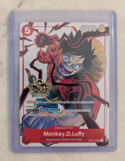 3rd Anniversary Monkey D Luffy ST01-012 Alt Art Promo One Piece TCG Card Game - Image 1