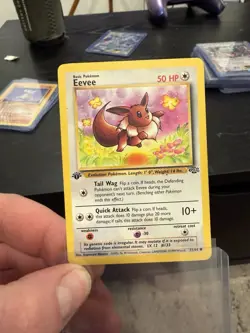 Pokemon TCG Eevee Jungle Card 51/64 Regular Common 1st Edition - Image 1