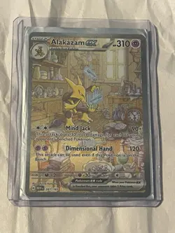Alakazam ex 201/165 Sv: Scarlet & Violet 151 Full Art Holo Pokemon Trading Card - Image 3
