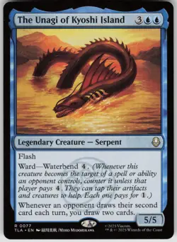 MTG The Unagi of Kyoshi Island Normal NM Avatar: The Last Airbender Magic 77 - Image 1