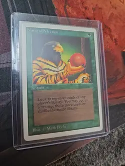 Natural Selection MTG Unlimited Edition Magic the Gathering LP - Image 1