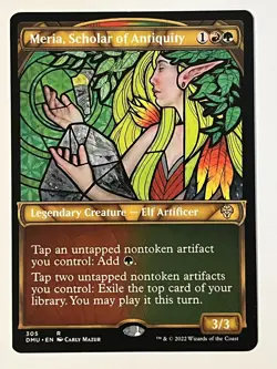 Meria, Scholar of Antiquity (Showcase) Dominaria United Non-Foil MTG NM - Image 1