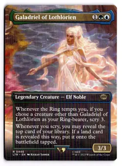 MTG - Galadriel of Lothlorien (Borderless) 446 Universes Beyond near mint fresh - Image 1