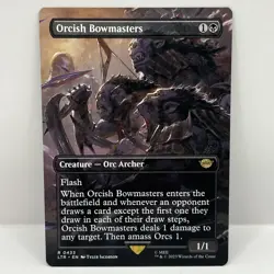 Orcish Bowmasters (Borderless) Universes Beyond: the Lord of the Rings MTG (LOOK - Image 1