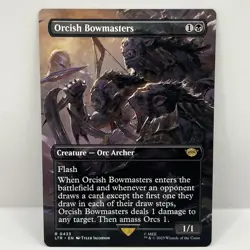 Orcish Bowmasters (Borderless) Universes Beyond: the Lord of the Rings MTG (LOOK - Image 2