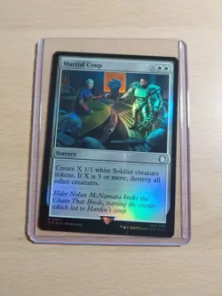 Martial Coup Foil Rare, Fallout #167, MTG Magic The Gathering - Image 1