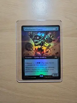 Afterburner Expert Foil Borderless Rare, Aetherdrift #387, MTG Magic - Image 1