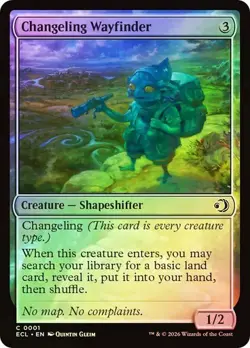 NM Foil Changeling Wayfinder, MTG, Lorwyn Eclipsed, Magic the Gathering, 1 - Image 1