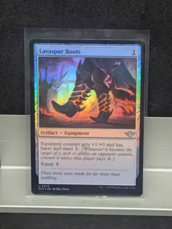 Lavaspur Boots FOIL X1 LP Outlaws of Thunder Junction MTG - Image 1