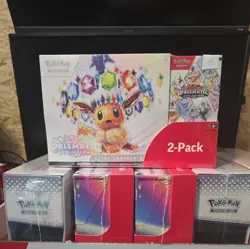 Pokemon TCG Prismatic Evolutions Costco Bundle ETB + Booster Bundle 6 of 6 - Image 1