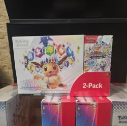 Pokemon TCG Prismatic Evolutions Costco Bundle ETB + Booster Bundle 5 of 6 - Image 1