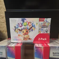 Pokemon TCG Prismatic Evolutions Costco Bundle ETB + Booster Bundle 4 of 6 - Image 1