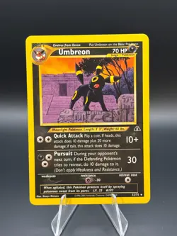 Umbreon Neo Discovery 32/75 Rare MP Pokemon Tcg - Image 1