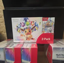 Pokemon TCG Prismatic Evolutions Costco Bundle ETB + Booster Bundle 3 of 6 - Image 1