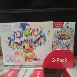 Pokemon TCG Prismatic Evolutions Costco Bundle ETB + Booster Bundle 3 of 6 - Image 2