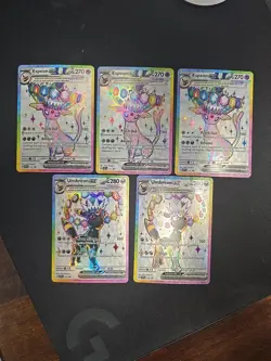 Pokemon Umbreon and Espeon ex SVP175 SVP176 Figure Collection NM/M Lot Of 5 - Image 1
