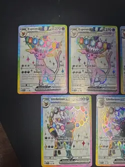 Pokemon Umbreon and Espeon ex SVP175 SVP176 Figure Collection NM/M Lot Of 5 - Image 2