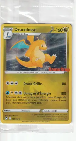 Pokemon TCG Silver Tempest 2022 #131/195 Dracolosse Gamestop Promo French 23876 - Image 1